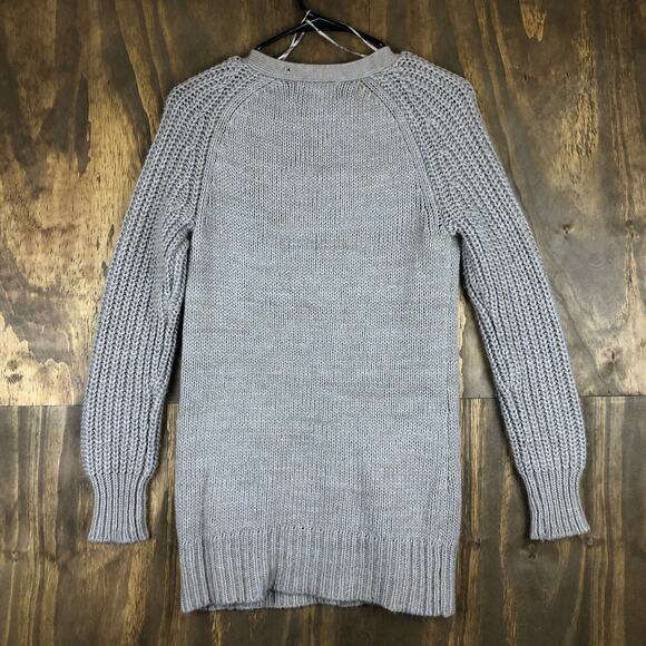 If It Were Me Anthropologie Women Sweater Brown Button Cardigan Wool Blend M - Picture 10 of 14